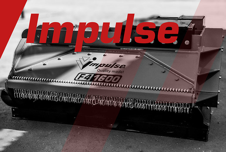 Мульчер Impulse F4 для обслуживания крымских дорог